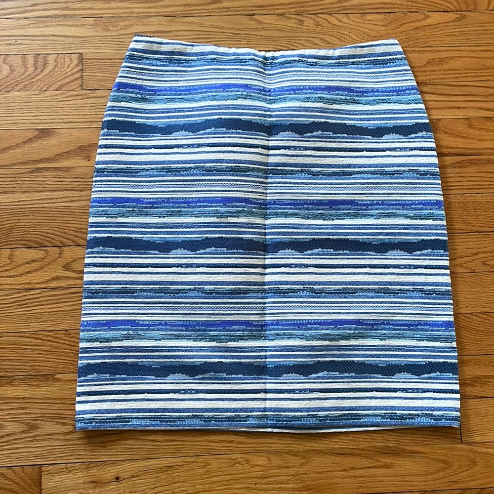 J. McLaughlin Jacquard A-line Skirt - 8